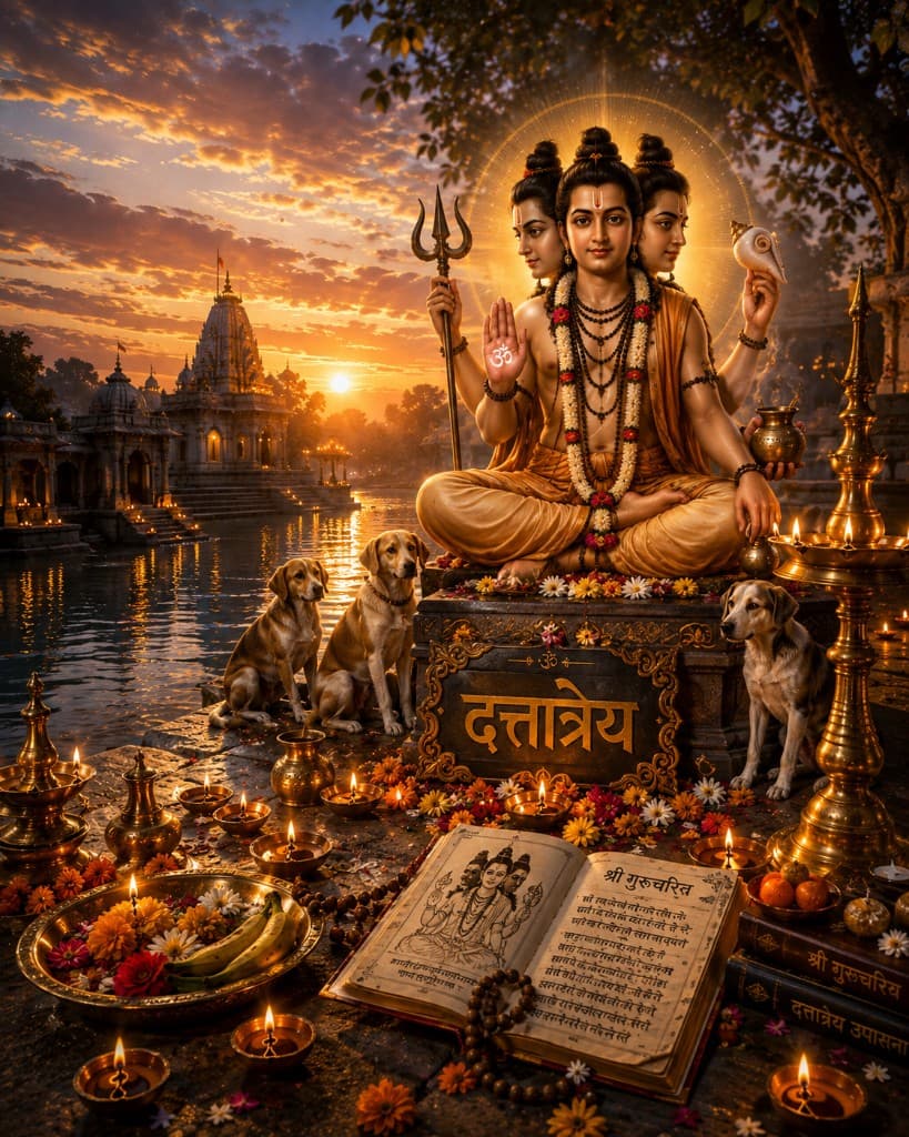 Datta Jayanti festival artwork