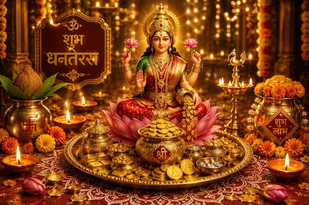 Dhanteras festival artwork