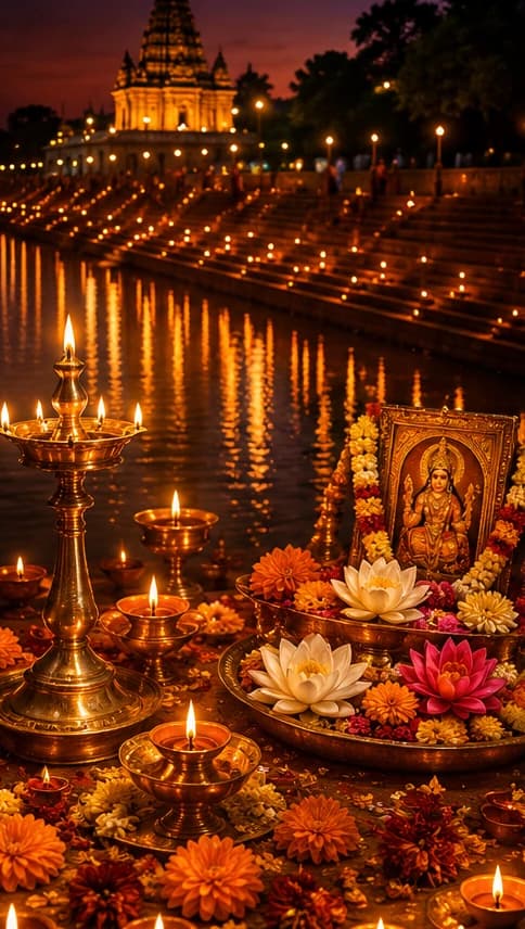 Karthika Deepam festival artwork